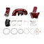 2007.5-2010 Duramax Y-Bridge Kit (WCF100164)-Intake Kit-Wehrli Custom Fabrication-WCF100164-RED-Dirty Diesel Customs