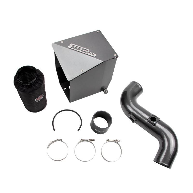 2007.5-2010 LMM Duramax 4" Intake Kit w/ Airbox (WCF100193)-Intake Kit-Wehrli Custom Fabrication-Dirty Diesel Customs