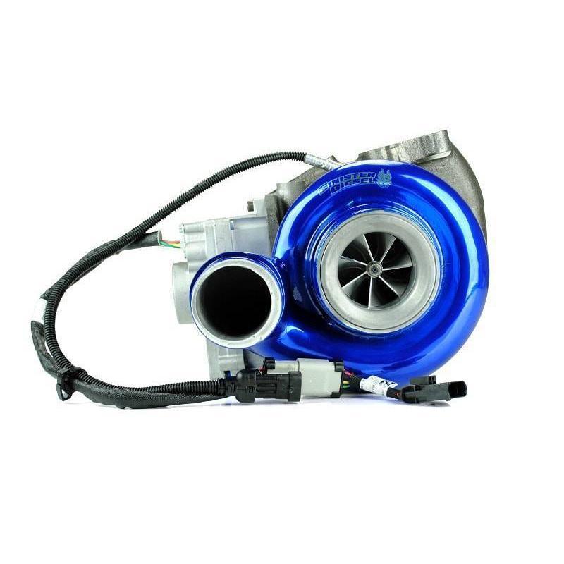 2007.5-2012 Cummins Pitbull Series 64.5mm Turbo (SD-PB-6.7C-TURBO)-Stock Turbocharger-Sinister-Dirty Diesel Customs