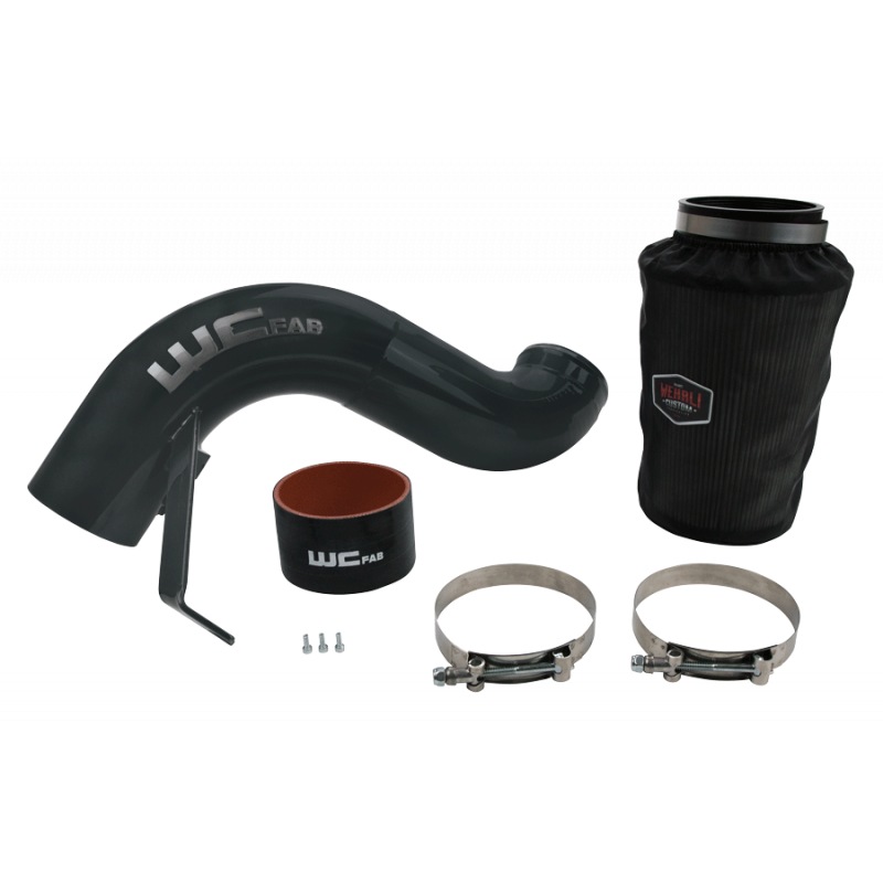 2007.5-2018 Cummins 4" Intake Kit (WCF100863)-Intake Kit-Wehrli Custom Fabrication-Dirty Diesel Customs