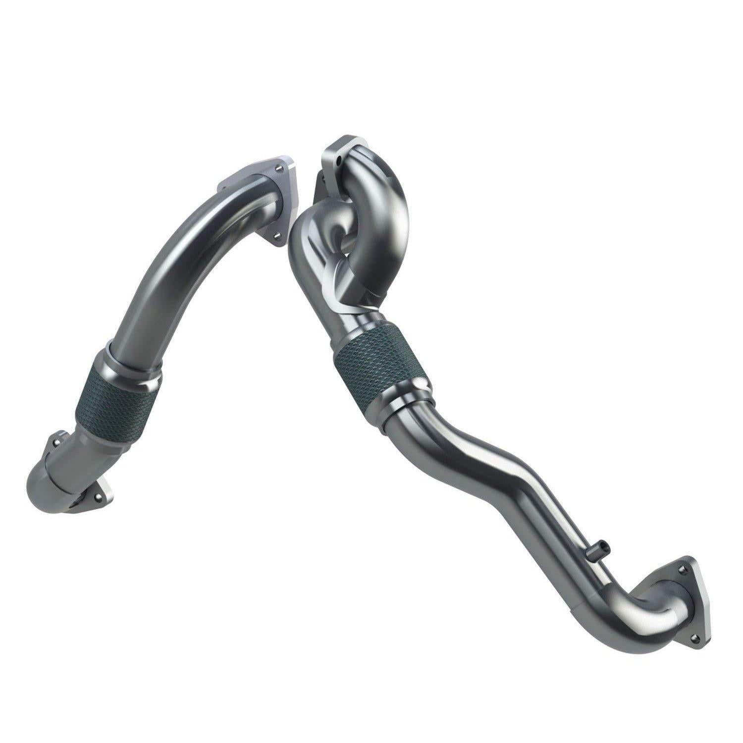 2008-2010 Powerstroke Heavy Duty Up-Pipe Assembly (FAL2761)-Up-Pipes-MBRP-FAL2761-Dirty Diesel Customs