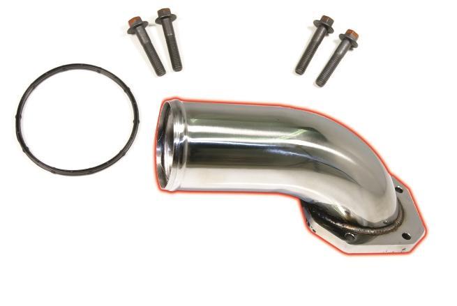 2008-2010 Powerstroke Intake Elbow (IE300)-Intake Elbows-Flo-Pro-FLO-IE300-Dirty Diesel Customs