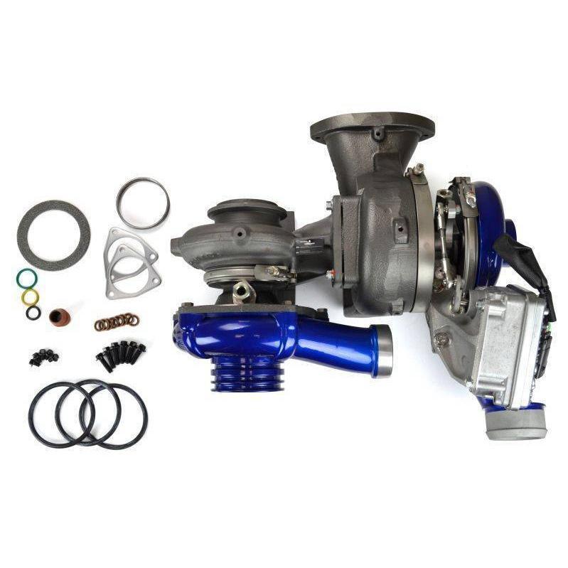 Tuffpatch Turbo Sinister | 2008-2010 Powerstroke Pitbull Series 73mm & 58.5mm Compound ...