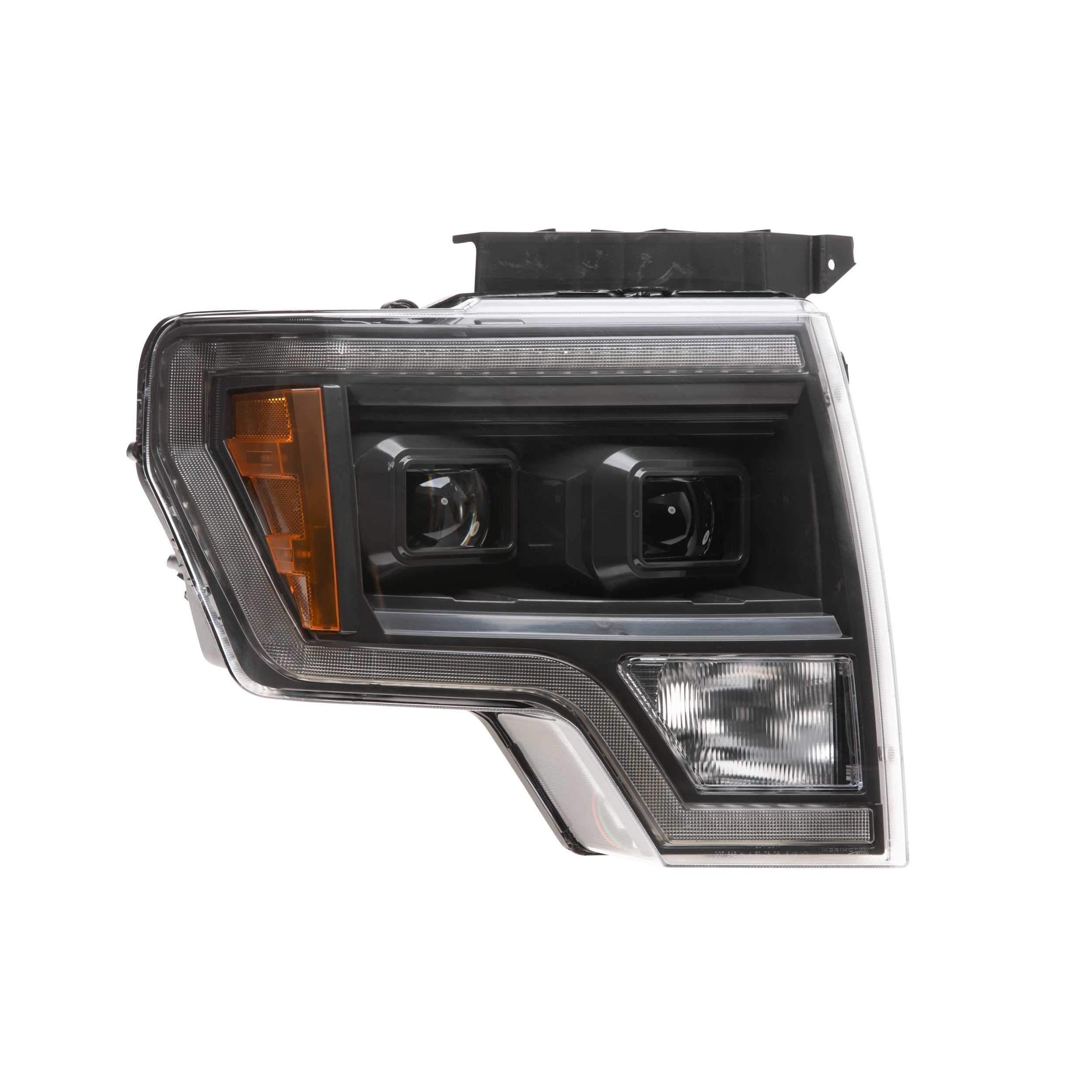 2009-2014 Ford F150 XB Hybrid LED Smoked Headlights (LF552)-Headlights-Morimoto-Dirty Diesel Customs