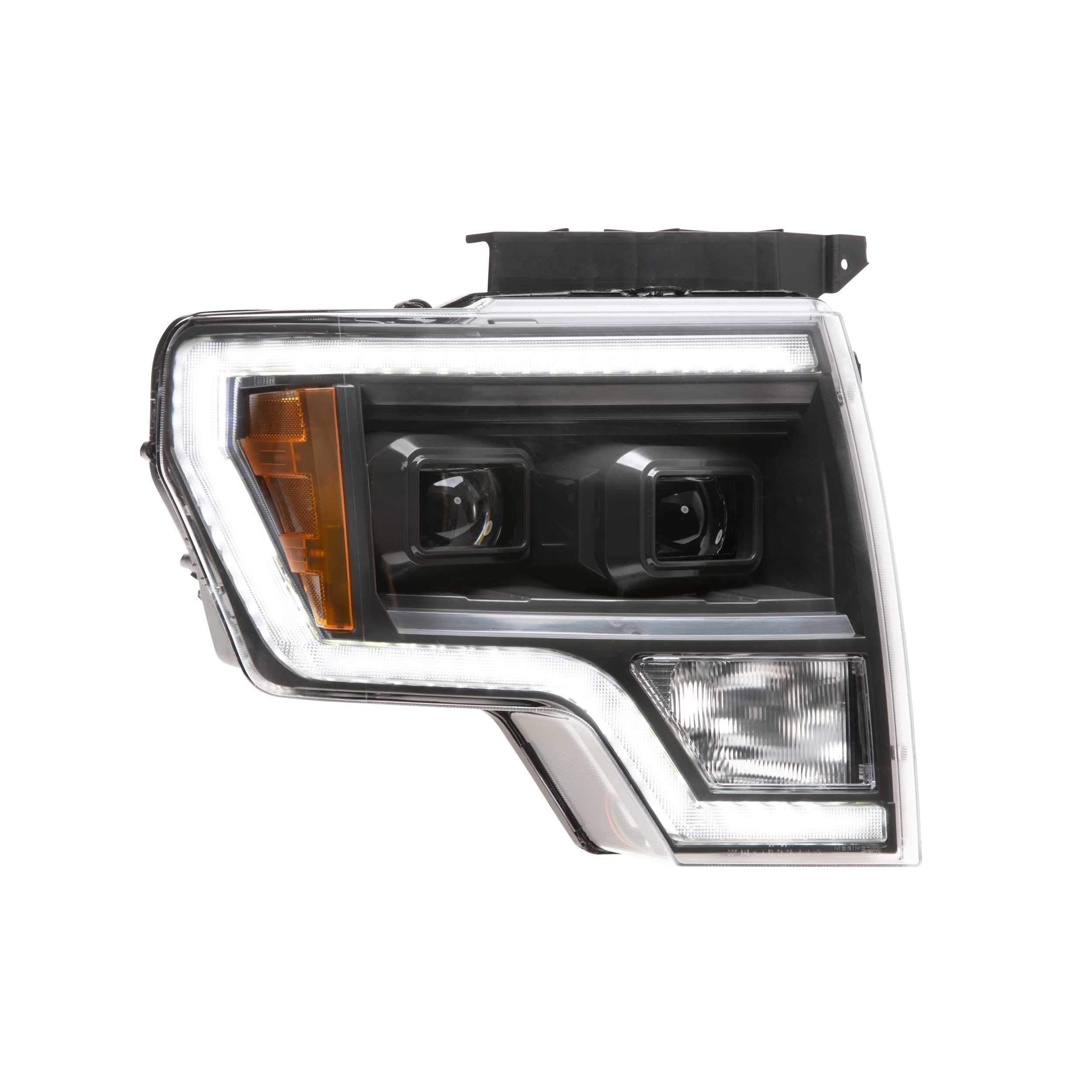 2009-2014 Ford F150 XB Hybrid LED Smoked Headlights (LF552)-Headlights-Morimoto-Dirty Diesel Customs