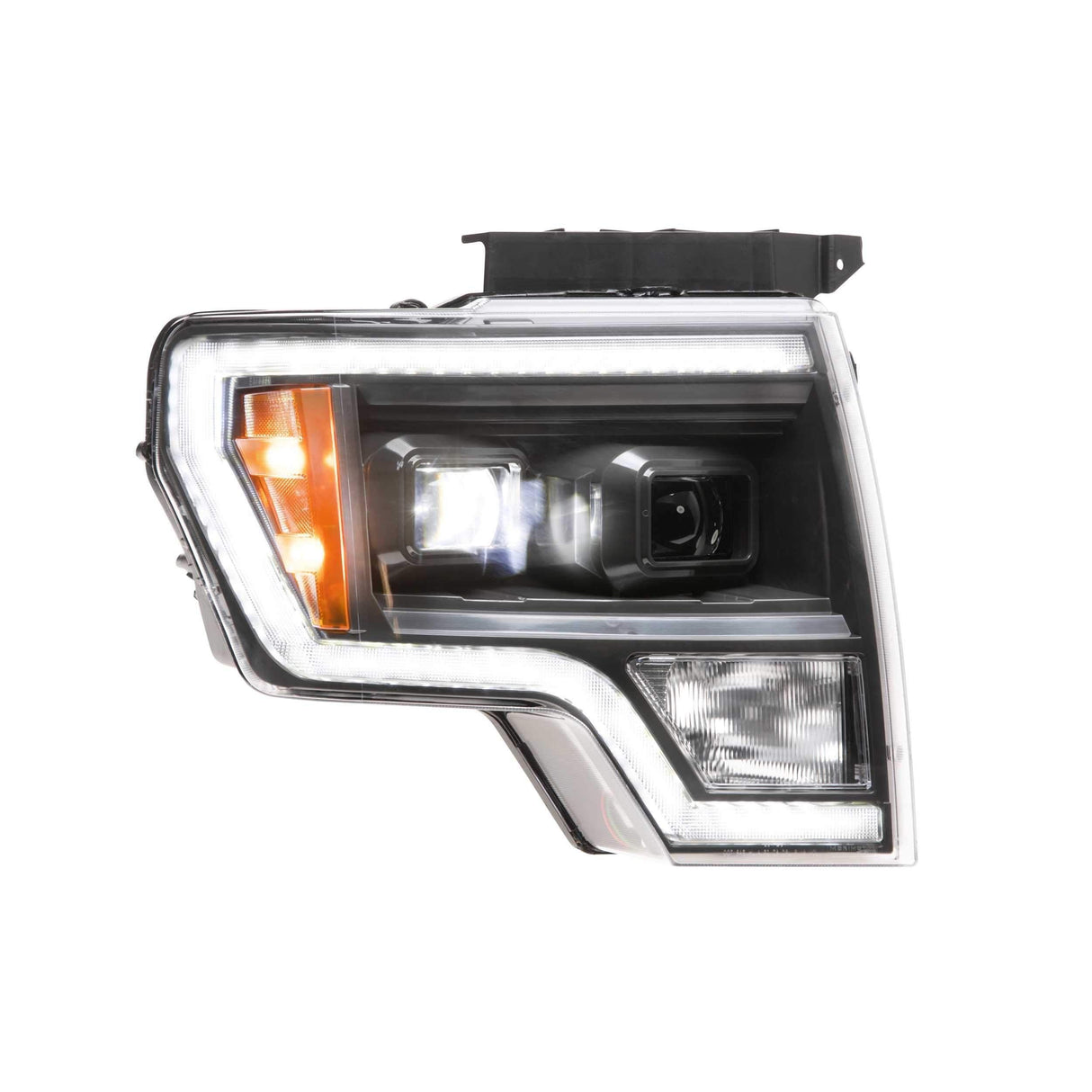 2009-2014 Ford F150 XB Hybrid LED Smoked Headlights (LF552)-Headlights-Morimoto-Dirty Diesel Customs