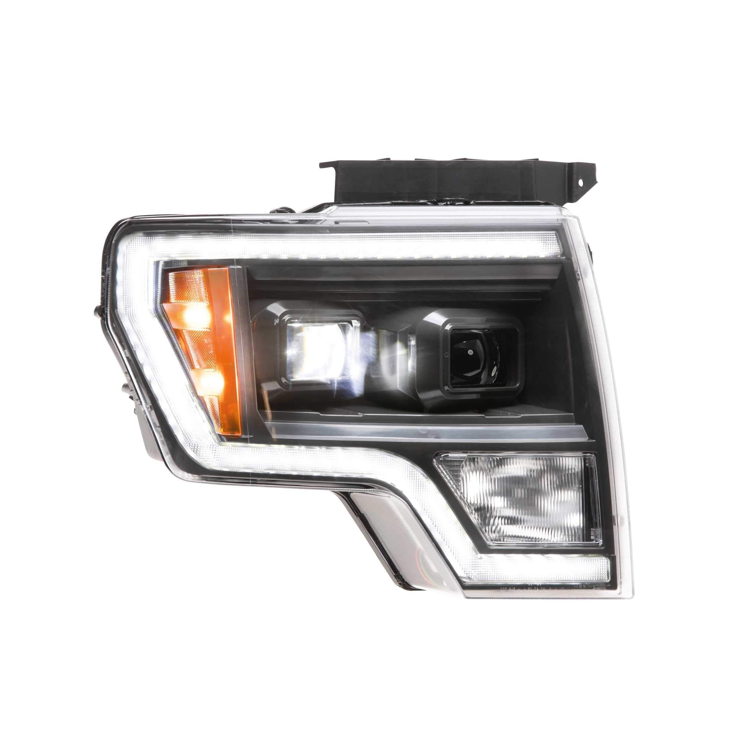 2009-2014 Ford F150 XB Hybrid LED Smoked Headlights (LF552)-Headlights-Morimoto-Dirty Diesel Customs