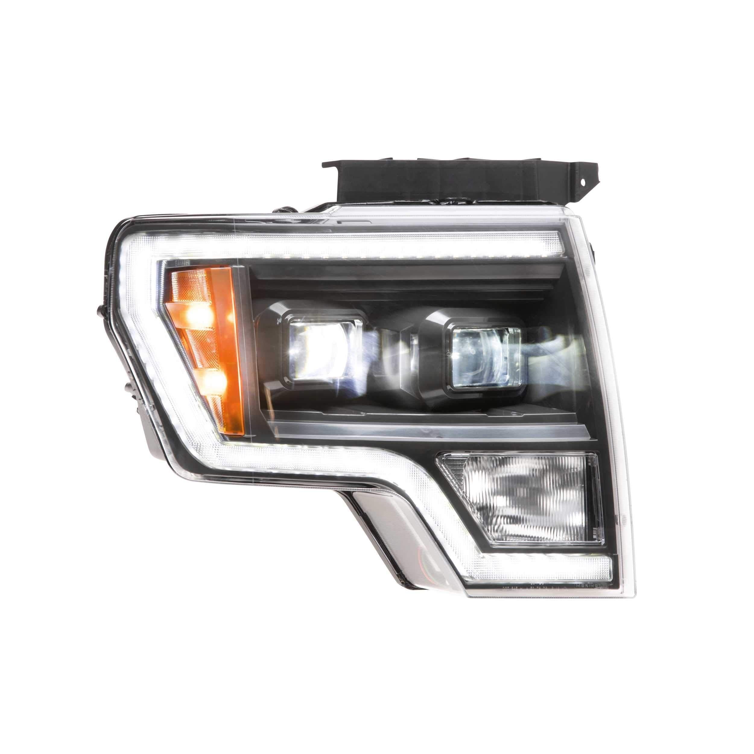2009-2014 Ford F150 XB Hybrid LED Smoked Headlights (LF552)-Headlights-Morimoto-Dirty Diesel Customs