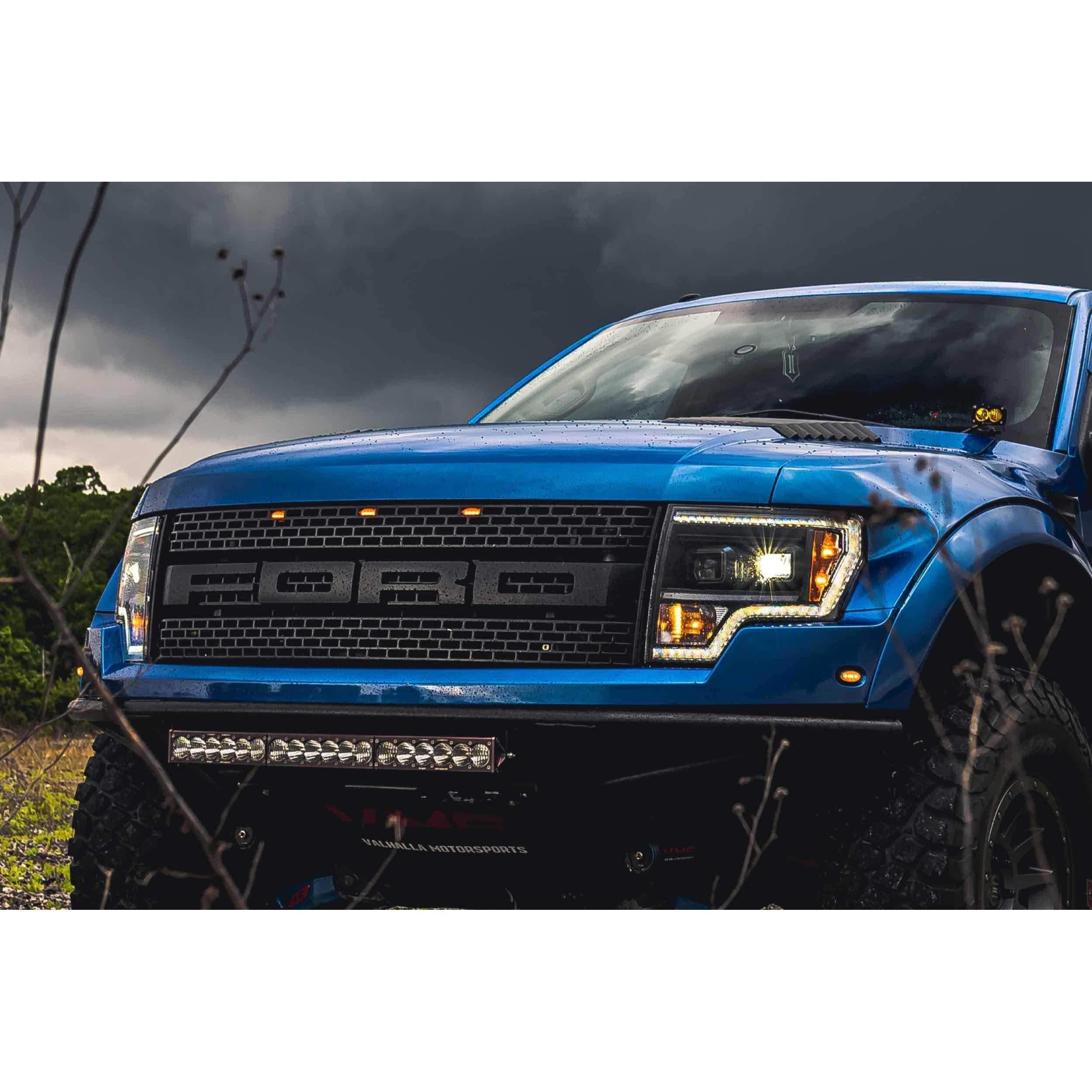 2009-2014 Ford F150 XB Hybrid LED Smoked Headlights (LF552)-Headlights-Morimoto-Dirty Diesel Customs