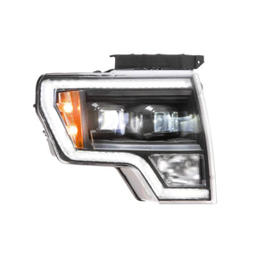 2009-2014 Ford F150 XB Hybrid LED Smoked Headlights (LF552)-Headlights-Morimoto-LF552-Dirty Diesel Customs