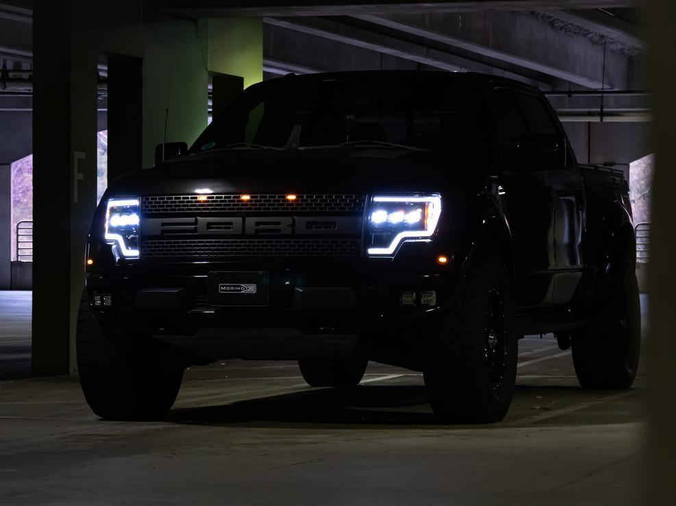 2009-2014 Ford F150 XB LED Black Headlights (LF506-ASM)-Headlights-Morimoto-Dirty Diesel Customs