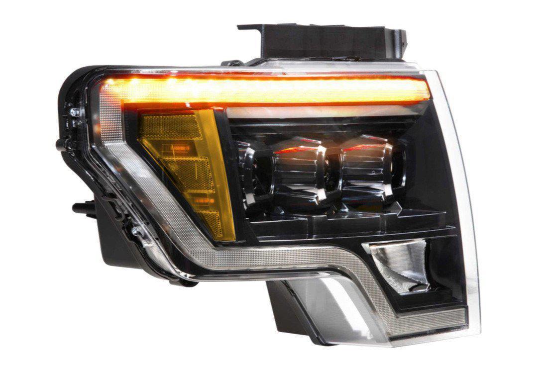 2009-2014 Ford F150 XB LED Black Headlights (LF506-ASM)-Headlights-Morimoto-Dirty Diesel Customs