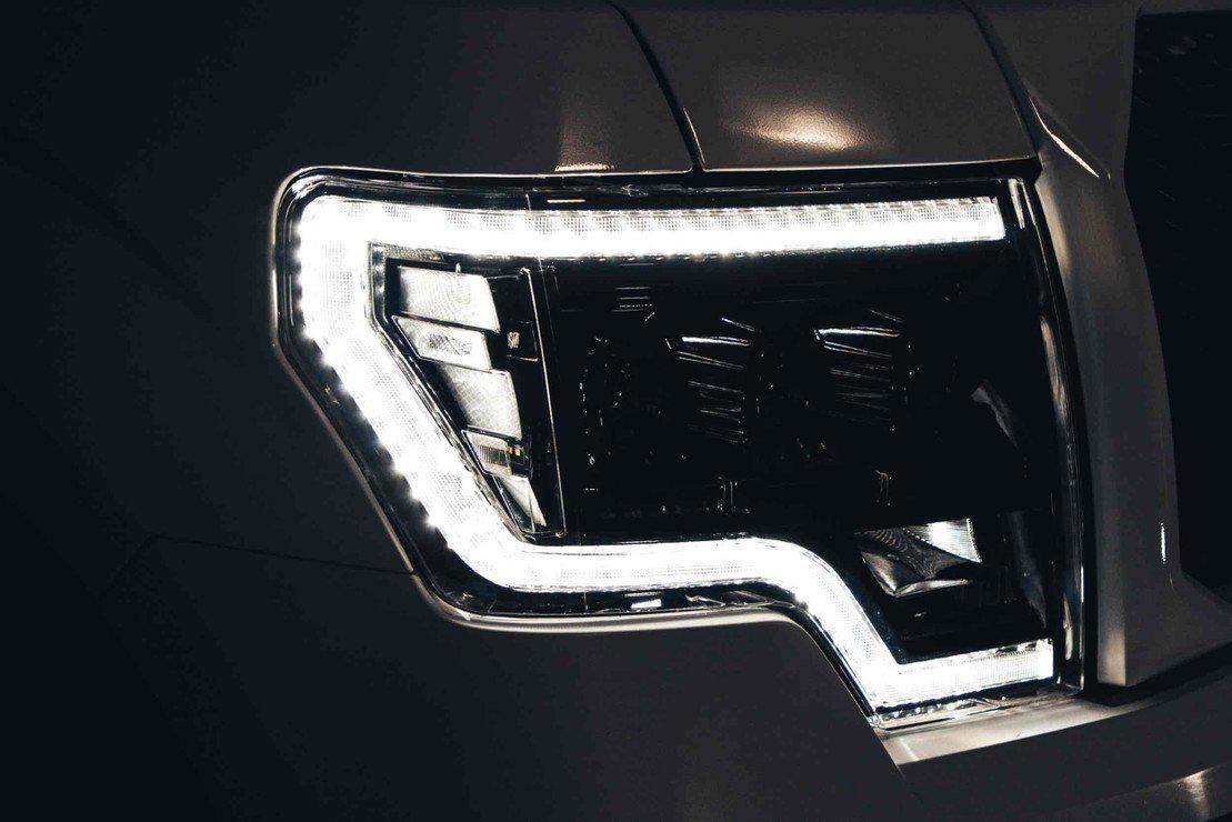 2009-2014 Ford F150 XB LED Black Headlights (LF506-ASM)-Headlights-Morimoto-Dirty Diesel Customs