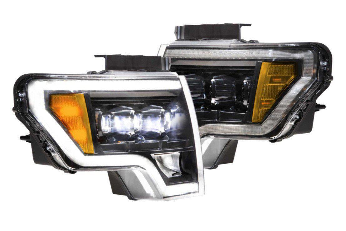 2009-2014 Ford F150 XB LED Black Headlights (LF506-ASM)-Headlights-Morimoto-Dirty Diesel Customs