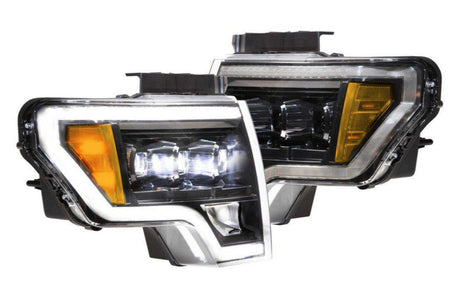 2009-2014 Ford F150 XB LED Black Headlights (LF506-ASM)-Headlights-Morimoto-Dirty Diesel Customs