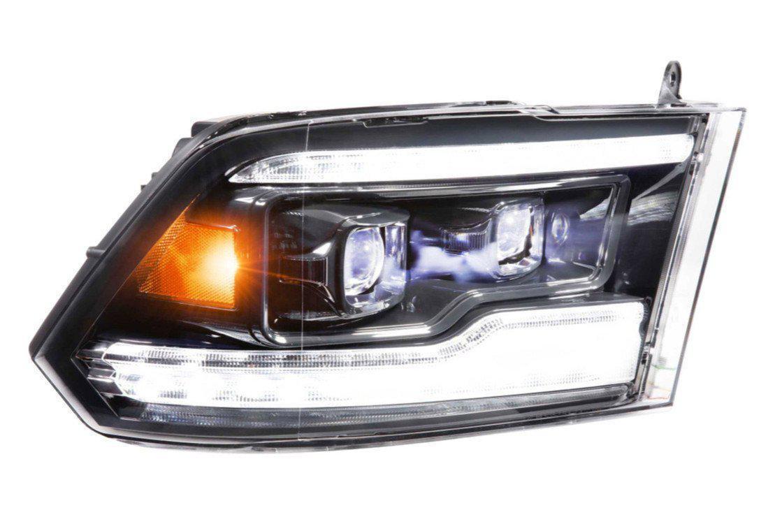 2009-2018 Cummins XB LED Black Headlights (LF520-ASM)-Headlights-Morimoto-LF520-ASM-Dirty Diesel Customs