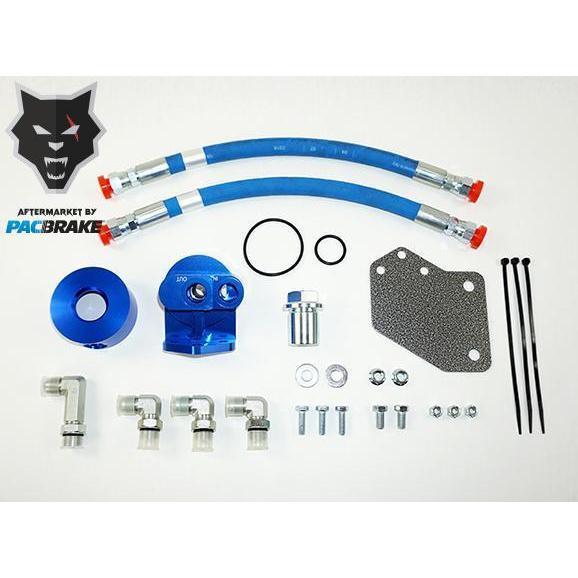 2009-2018 Ram 1500 Classic Hemi Remote Oil Filter Relocation Kit (HP10362)-Remote Oil Filter Mounting Kit-PACBRAKE-HP10362-Dirty Diesel Customs