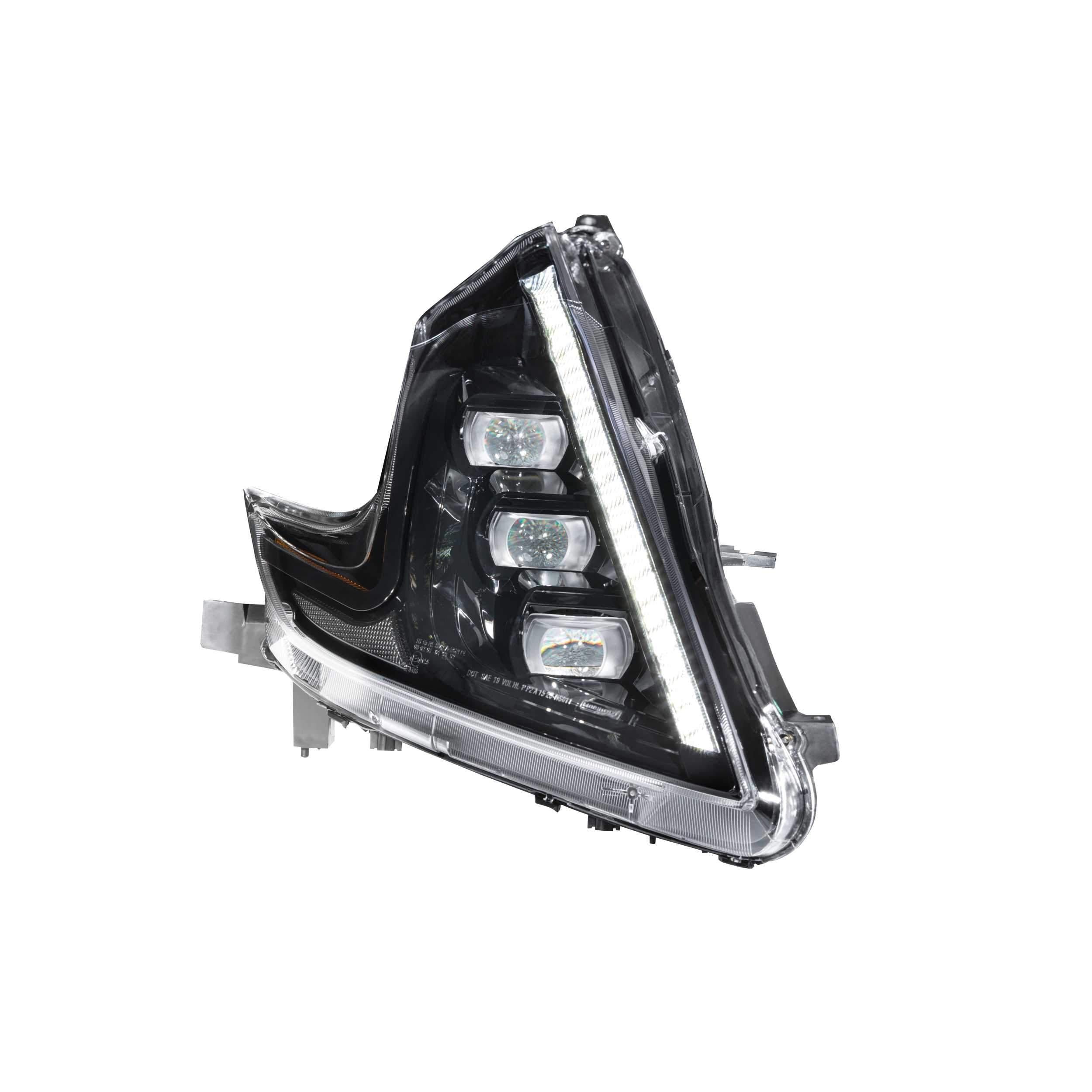 2009-2020 Nissan 370Z XB LED LHD Black Headlights (LF474-ASM)-Headlights-Morimoto-Dirty Diesel Customs