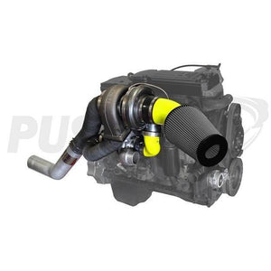 2010-2012 Cummins High Mount Pusher Compound Turbo System (PRC1012HM)-Compound Turbo Kit-Pusher-Dirty Diesel Customs