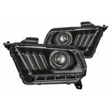 2010-2014 Ford Mustang Pro-Series Halogen Headlights (880110)-Headlights-AlphaRex-880112-Dirty Diesel Customs