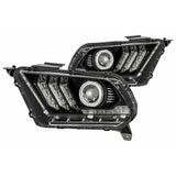 2010-2014 Ford Mustang Pro-Series Halogen Headlights (880110)-Headlights-AlphaRex-Dirty Diesel Customs