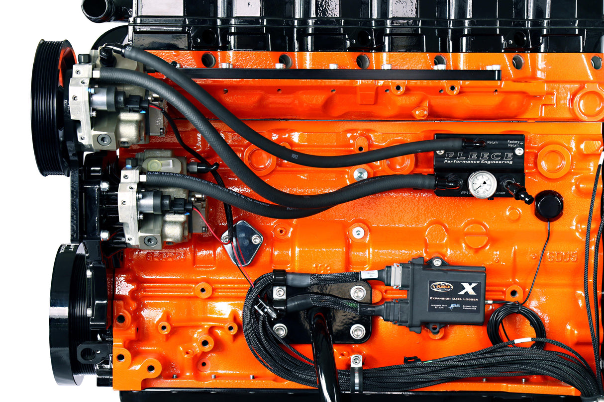 2010-2018 Cummins Fuel Distribution Block Hose & Fitting Kit (FPE-FFD-RF-HF-KIT-4G)-Fuel Distribution Block-Fleece Performance-Dirty Diesel Customs