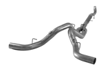 2011-2015 Duramax 5" Downpipe Back Dual Exhaust - No Muffler (FLO-764)-Downpipe Back Exhaust System-Flo-Pro-FLO-764-Dirty Diesel Customs