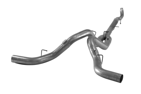 2011-2015 Duramax 5" Downpipe Back Dual Exhaust - No Muffler (FLO-764)-Downpipe Back Exhaust System-Flo-Pro-FLO-764-Dirty Diesel Customs