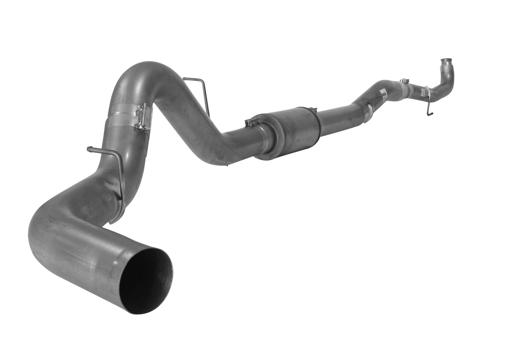 2011-2015 Duramax 5" Downpipe Back Exhaust w/ Muffler (FLO 664)-Downpipe Back Exhaust System-Flo-Pro-FLO-664-Dirty Diesel Customs