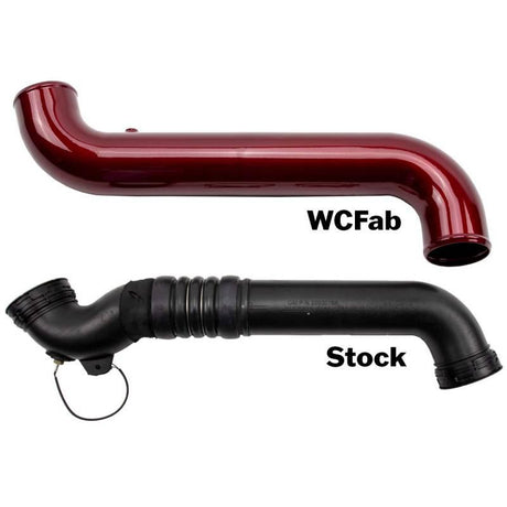 2011-2016 Duramax 3.5" Passenger Cold Side Intercooler Pipe (WCF100682)-Intercooler Piping-Wehrli Custom Fabrication-Dirty Diesel Customs