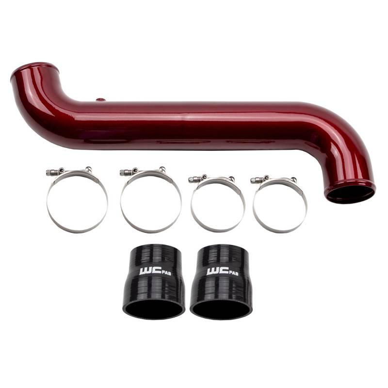 2011-2016 Duramax 3.5" Passenger Cold Side Intercooler Pipe (WCF100682)-Intercooler Piping-Wehrli Custom Fabrication-Dirty Diesel Customs