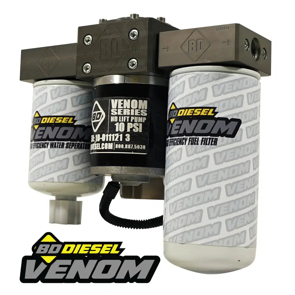 2011-2016 Duramax 6.6L BD Venom Duramax Fuel Lift Pump c/w Filter & Separator (1050323)-Lift Pump-BD Diesel-1050323-Dirty Diesel Customs