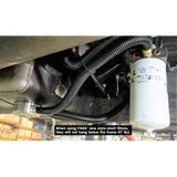 2011-2016 Duramax Fass Fuel System Relocation Bracket (WCF100269)-Fuel Pump Relocation Kit-Wehrli Custom Fabrication-Dirty Diesel Customs
