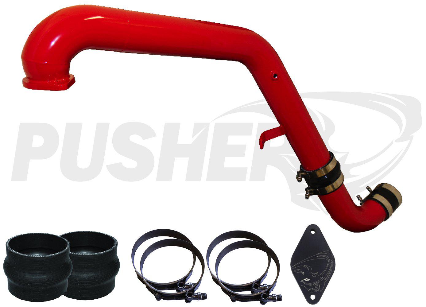 2011-2016 Duramax HD Passenger Charge Charge System (PGD1116BT)-Intercooler Piping-Pusher-PGD1116BT_R-Dirty Diesel Customs