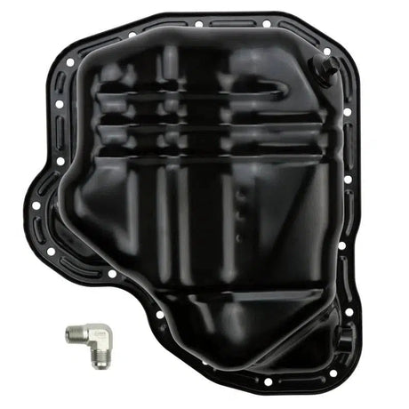 2011-2016 Duramax Lower Oil Pain w/ Turbo Drain Fitting (WCF100385)-Oil Pan-Wehrli Custom Fabrication-Dirty Diesel Customs