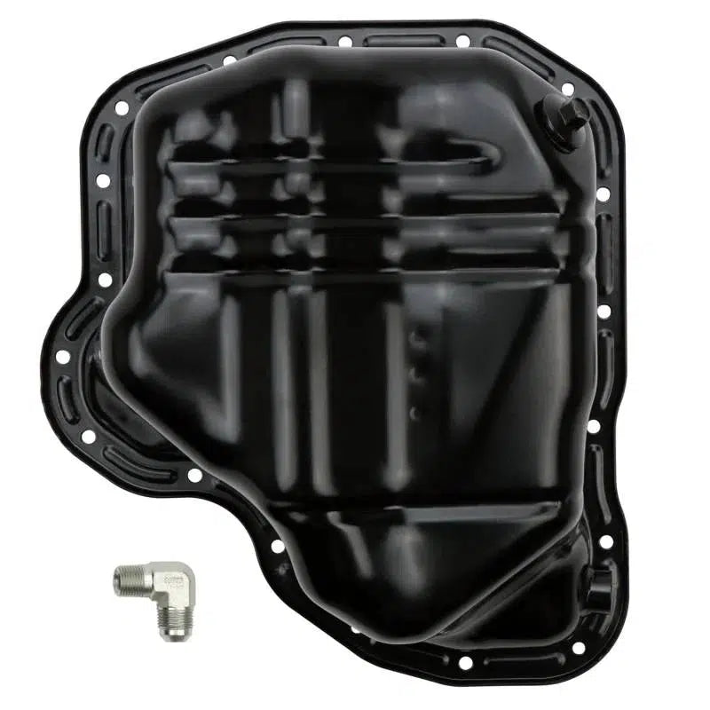 2011-2016 Duramax Lower Oil Pain w/ Turbo Drain Fitting (WCF100385)-Oil Pan-Wehrli Custom Fabrication-Dirty Diesel Customs