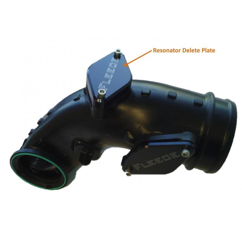 2011-2016 Duramax Resonator Delete Plate (FPE-LML-RES)-Resonator Delete-Fleece Performance-Dirty Diesel Customs