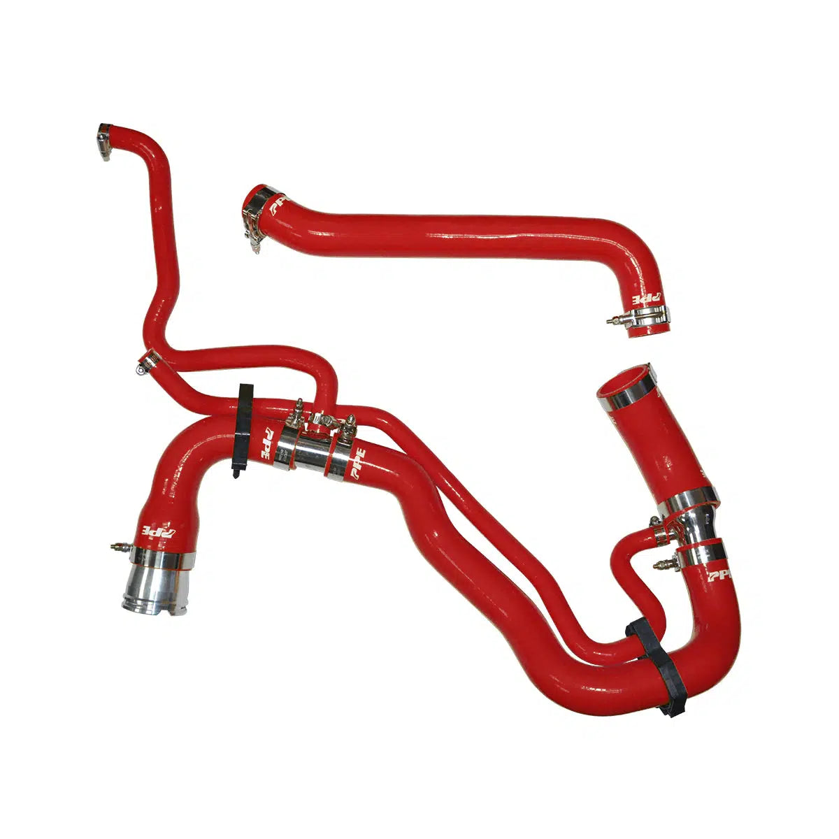 2011-2016 Duramax Silicone Upper & Lower Coolant Hose Kit (11902xxxx)-Coolant Hose Kit-PPE-Dirty Diesel Customs
