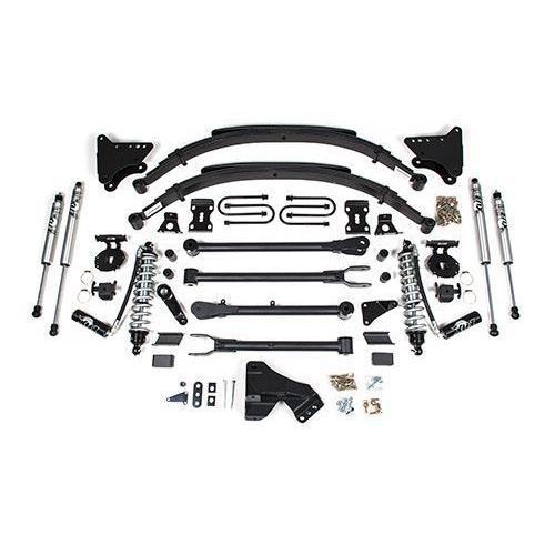 2011-2016 Powerstroke 4" 4-Link Coilover Lift Kit (BDS590F)-Lift Kit-BDS-BDS590F-Dirty Diesel Customs