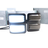 2011-2016 Powerstroke LED Side Mirror Lights (LF7920DS-1)-Side Mirror Lenses-Morimoto-Dirty Diesel Customs