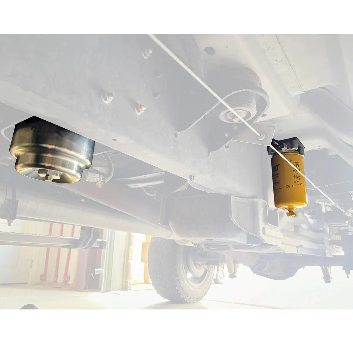 2011-2016 Powerstroke Lower Fuel Filter Upgrade Kit (121009)-Fuel Filter Conversion Kit-H&S Motorsports-121009-Dirty Diesel Customs