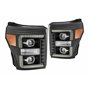 2011-2016 Powerstroke Luxx-Series LED Headlights (880143)-Headlights-AlphaRex-880146-Dirty Diesel Customs