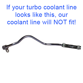 2011-2016 Powerstroke Turbo Coolant Feed Line (SD-TURB-COOL-6.7P)-Turbo Kit Accessory-Sinister-SD-TURB-COOL-6.7P-Dirty Diesel Customs