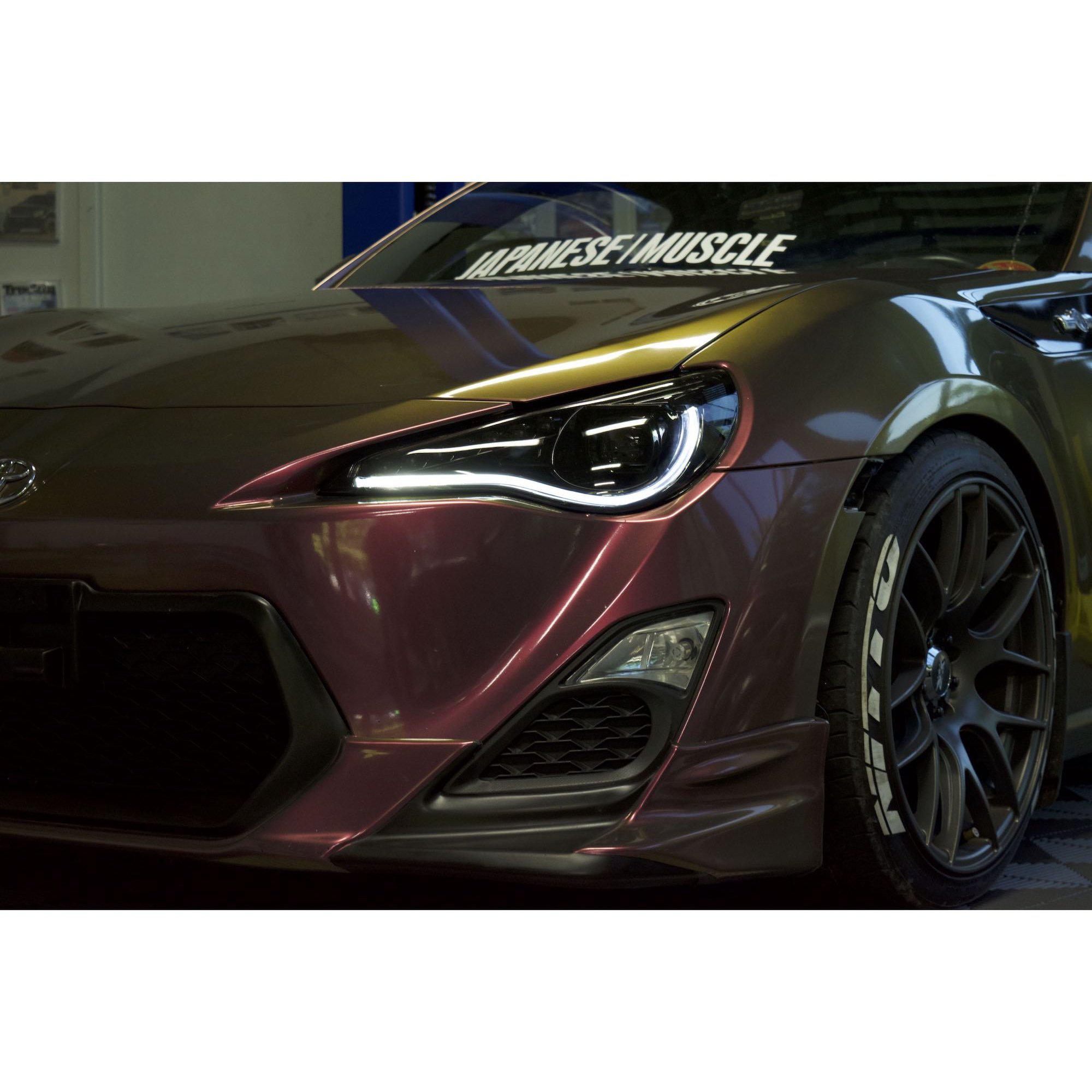 2012-2018 FR-S / BRZ / GT86 XB LED Black Headlights (LF470