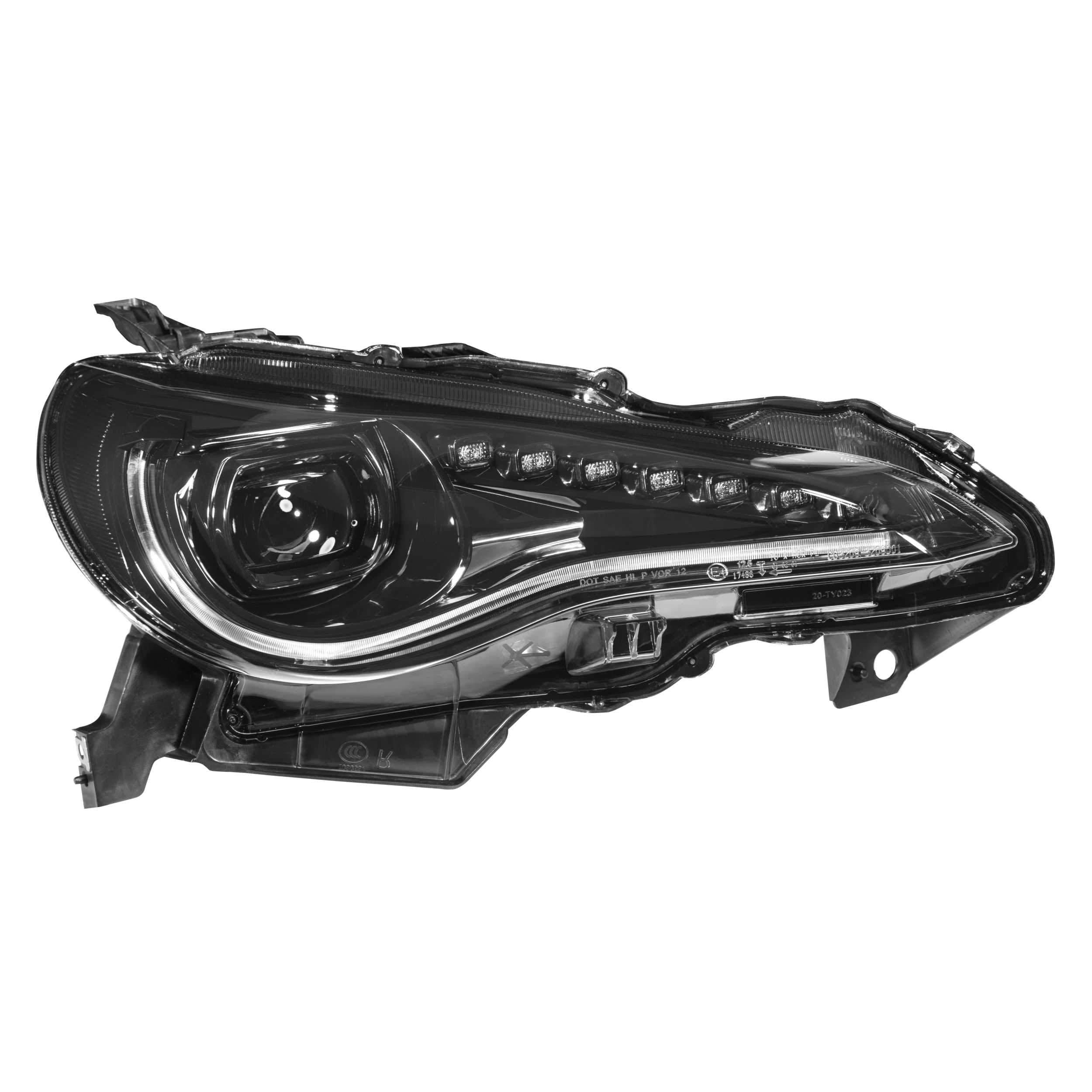 2012-2018 FR-S / BRZ / GT86 XB LED Black Headlights (LF470