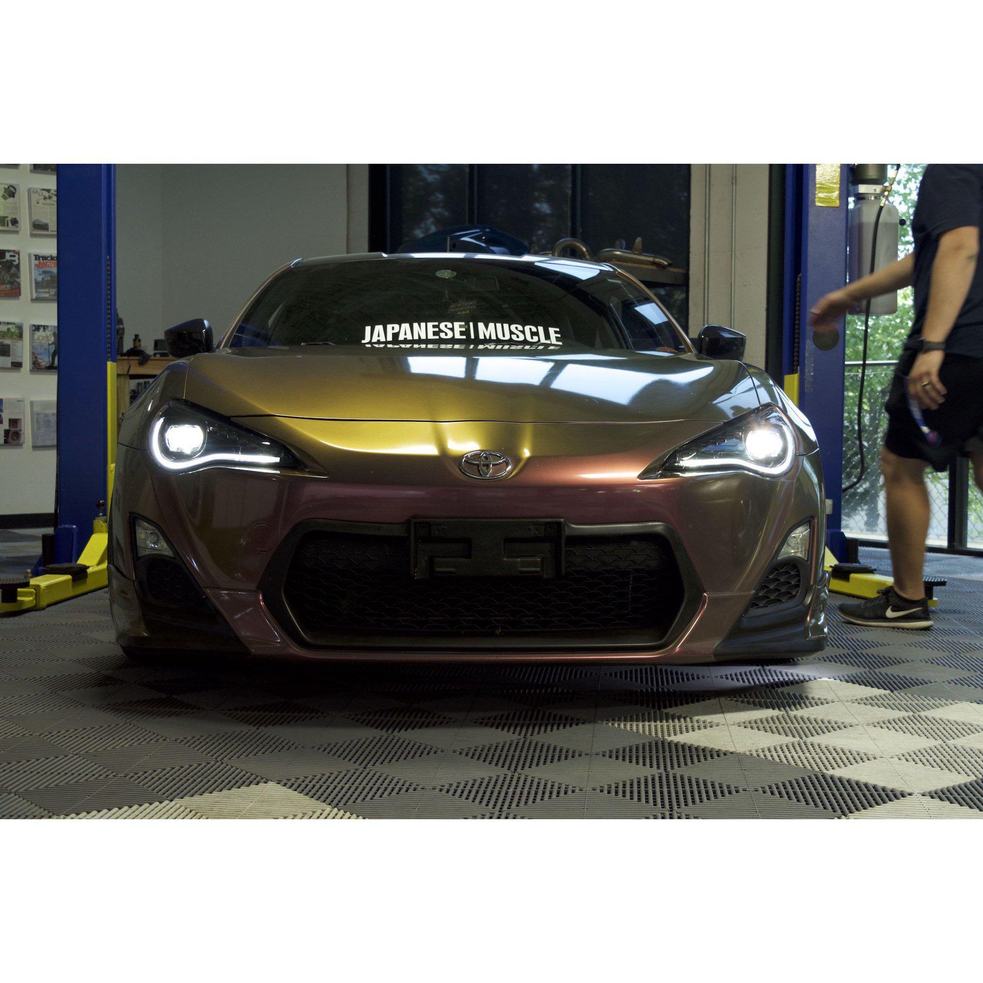 2012-2018 FR-S / BRZ / GT86 XB LED Black Headlights | DDC – Dirty