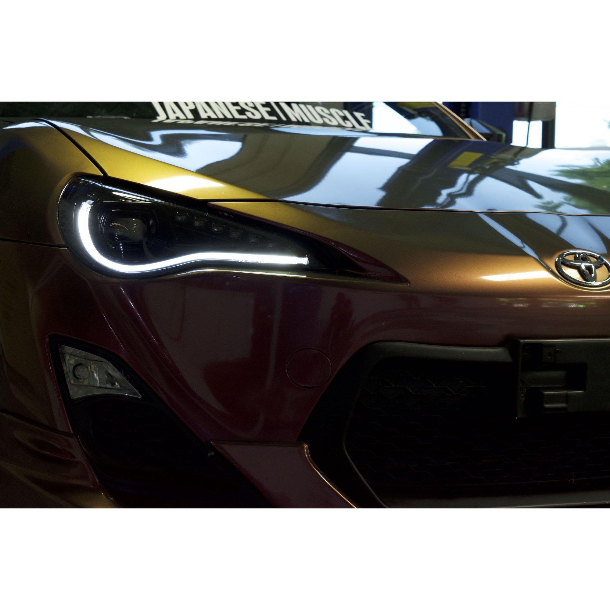 2012-2018 FR-S / BRZ / GT86 XB LED Black Headlights | DDC