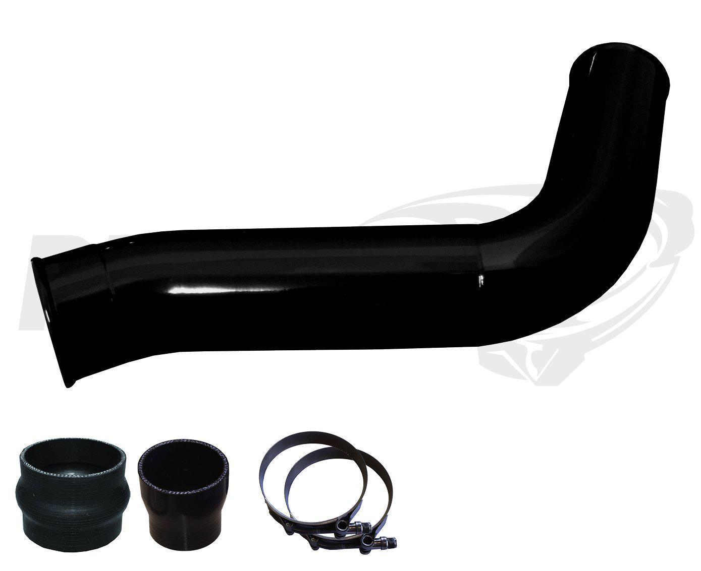 2013-2018 Cummins 3.5" Mega Driver-Side Intercooler Tube (PRC1318BT)-Intercooler Piping-Pusher-PRC1318BT_K-Dirty Diesel Customs