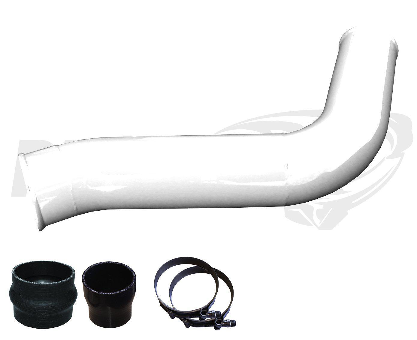 2013-2018 Cummins 3.5" Mega Driver-Side Intercooler Tube (PRC1318BT)-Intercooler Piping-Pusher-PRC1318BT_W-Dirty Diesel Customs