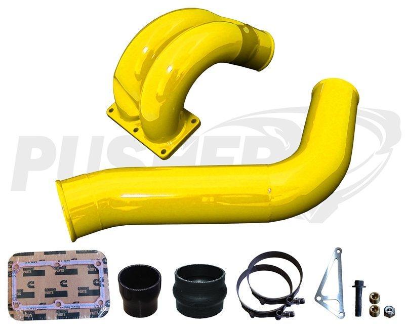 2013-2018 Cummins 3.5" Mega Intake System (PRC1318MKT)-Intake Manifold-Pusher-Dirty Diesel Customs